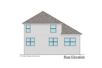 Azalea house design rear elevation