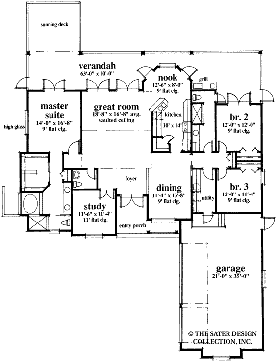 kingsmill lane floor plan - plan #6607