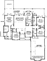 Kingsmill Lane Floor Plan - Plan #6607