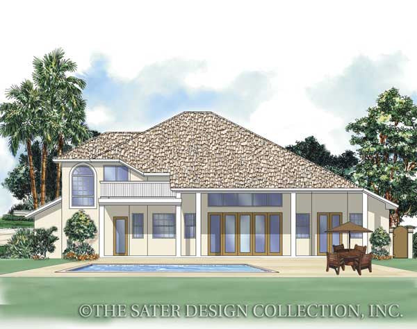 Torrey Pines Way-Rear Elevation-Plan #6608