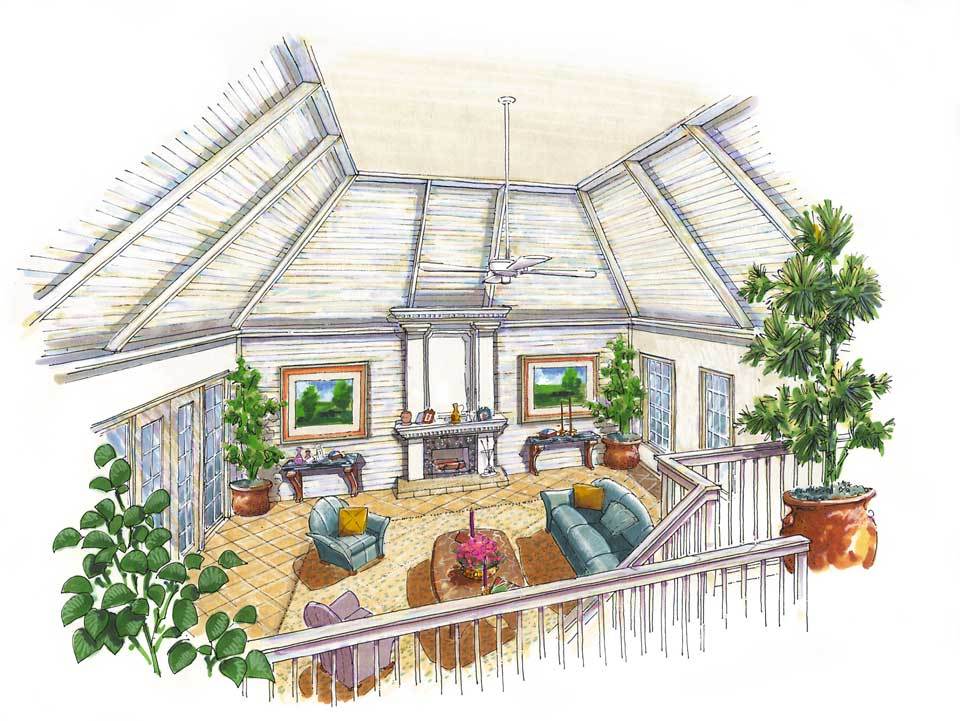 Tradewind Court House Plan Sater Design