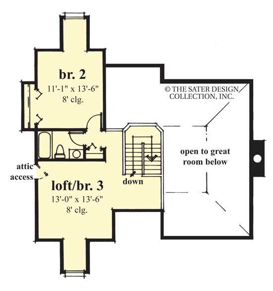 Tradewind Court-Upper Level Floor Plan-#6617