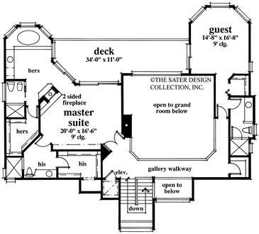cutlass key-upper level floor plan-plan#6619