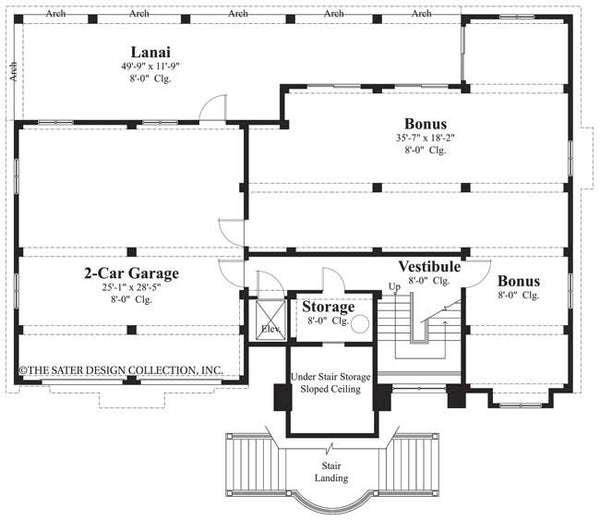 Galleon Bay-Lower Level Floor Plan-#6620