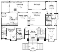 Galleon Bay-Main Level Floor Plan-#6620