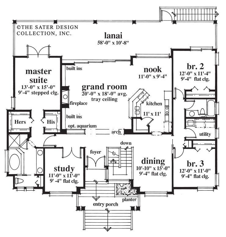 plan #6622-main floor plan-admiralty pointe