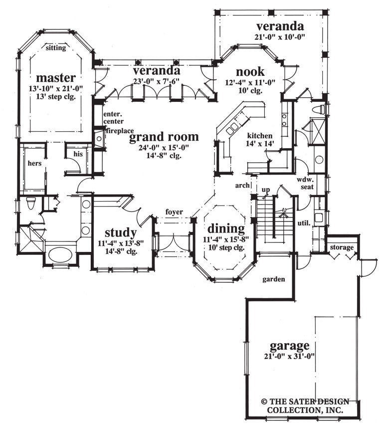 Elk River Lane-Main Floor Plan-Plan #6652