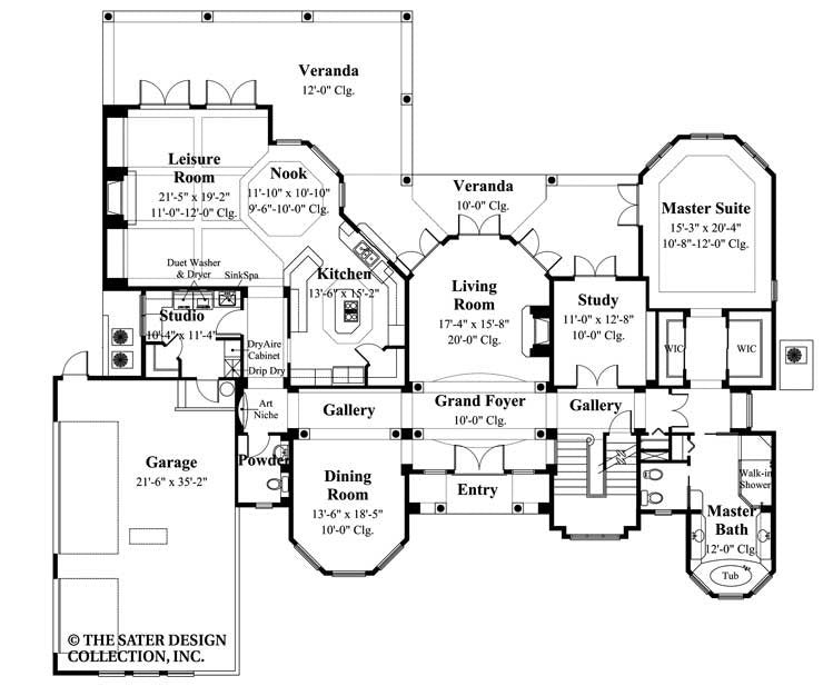 stoney creek way-main level floor plan #6656