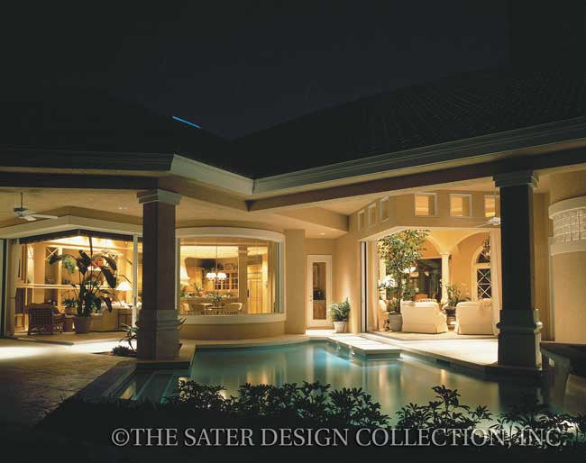 Monterrey Lane-Rear Elevation-Plan #6672