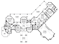 Governors Club Way-Main Level Floor Plan-Plan #6674