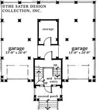 Saddle River-Lower Level Floor Plan-#6681