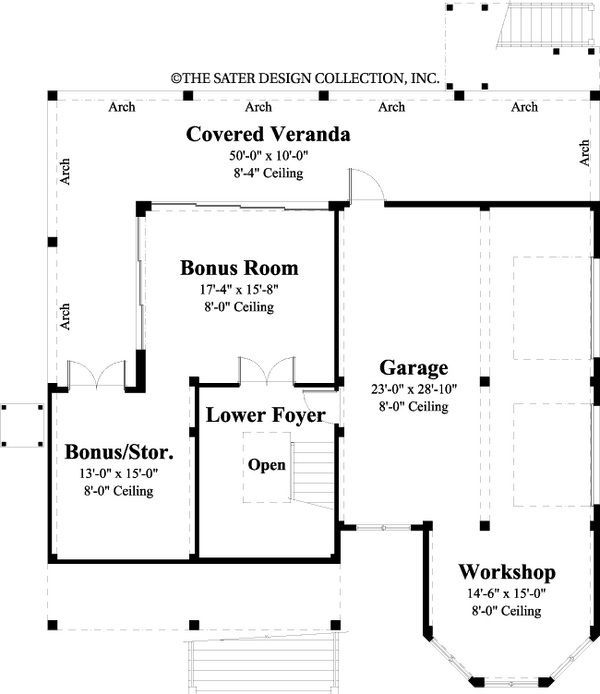 Seagrove Beach-Lower Level Floor Plan-#6682