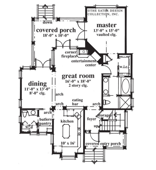 Periwinkle Way-Main Floor Plan-Plan #6683