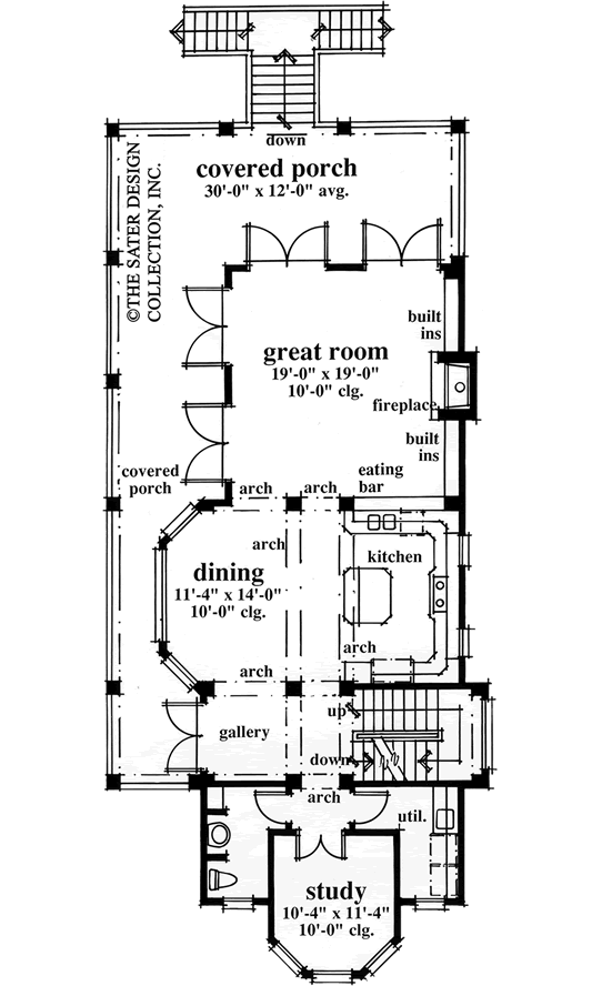 Bridgeport Harbour- Main Level Floor Plan -#6685