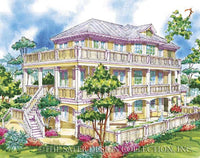 Bridgeport Harbour-Rear Elevation-Plan #6685