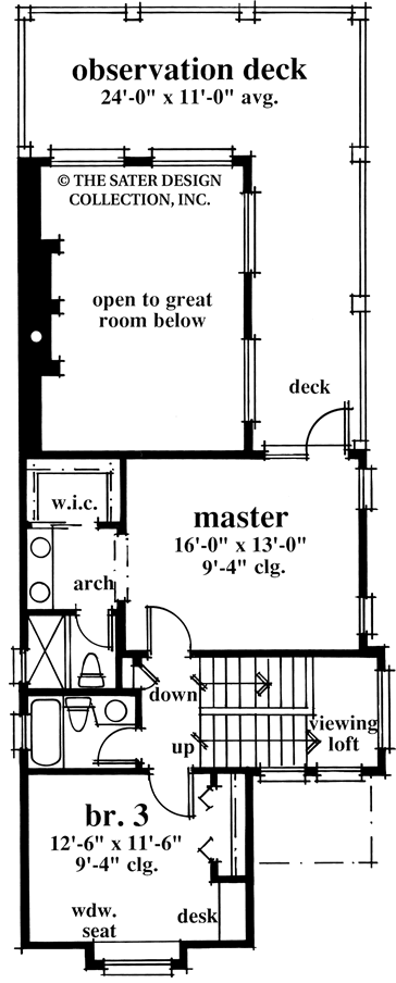 shadow lane-upper level floor plan-#6686