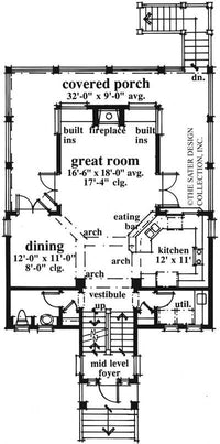 Church Street-Main Level Floor Plan-#6687