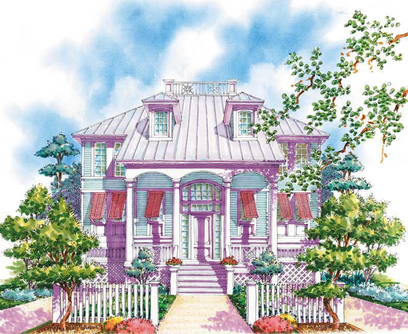 Hemingway Lane-Front Elev Rendering-#6689