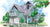 Georgetown Cove-Front Elevation Rendering-#6690