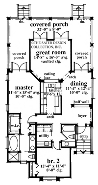 Mallory Square- Floor Plan -Plan #6691
