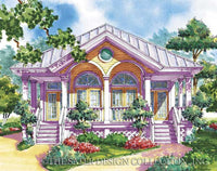 Mallory Square-Rear Elevation-Plan #6691