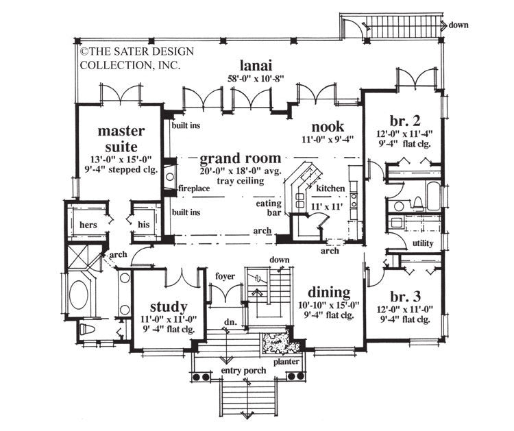 tuckertown way-main level floor plan-#6692