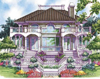 Nantucket Sound-Rear Elev Rendering-#6693