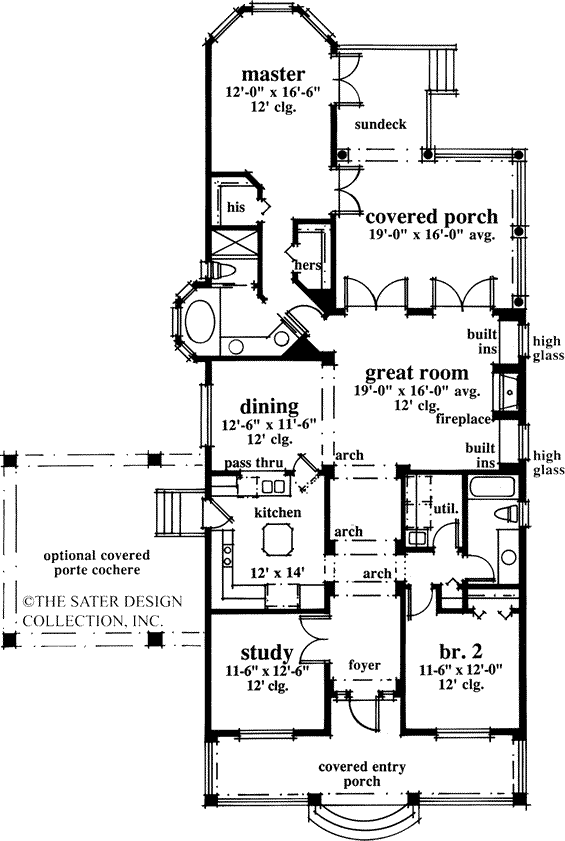 cayman court home main level floor plan-#6694