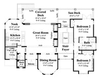 Walker Way-Main Level Floor Plan # 6697