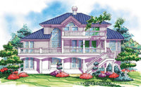 Walker Way-Rear Elevation-Plan #6697