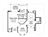 Walker Way Upper Level Floor Plan #6697