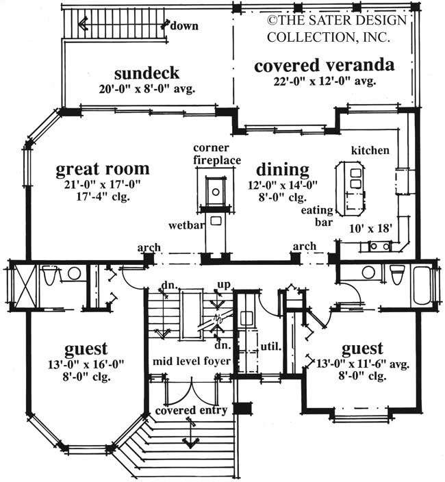 savannah sound-main level floor plan-#6698