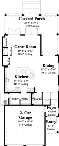 Duvall Street-Main Level Floor Plan-#6701
