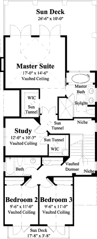 Duvall Street-Upper Level Floor Plan-#6701