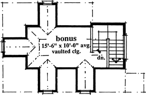 two car garage plus upper level bonus room floor plan-#6703