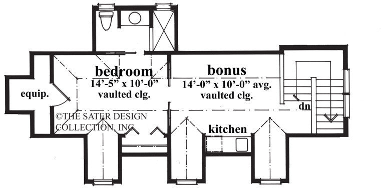 three car garage-bonus apartment floor plan-plan #6704