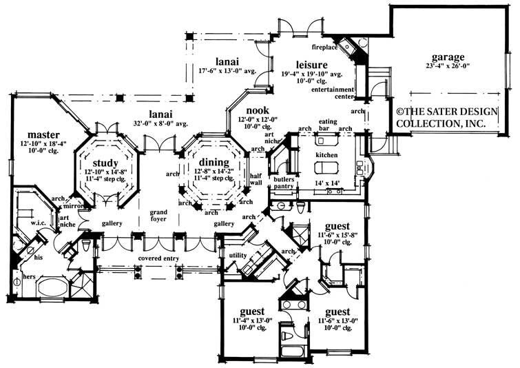 village greens way floor plan - plan #6705