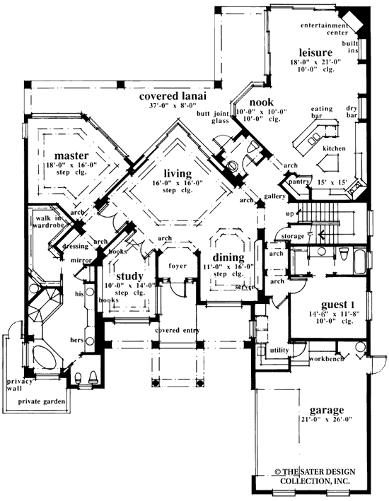 reynolds plantation drive home-main level floor plan-#6722