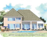 Reynolds Plantation Drive Home-Rear Elevation Render Image-Plan6722