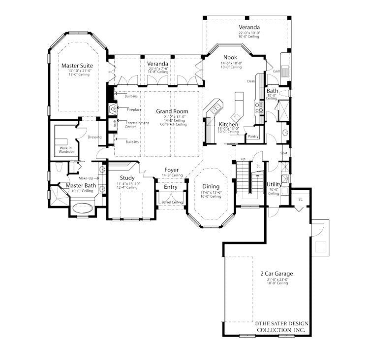whitemarsh valley way-main level floor plan-#6723