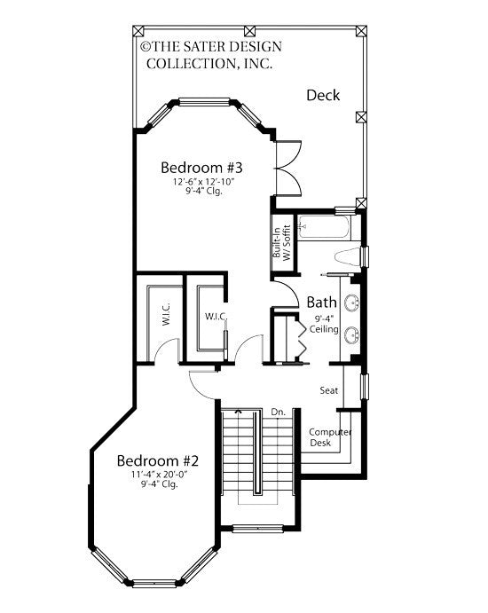 whitemarsh valley way-2nd level floor plan-plan #6723