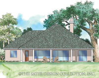 Oliver Landing Way-Rear Elevation-Plan #6730