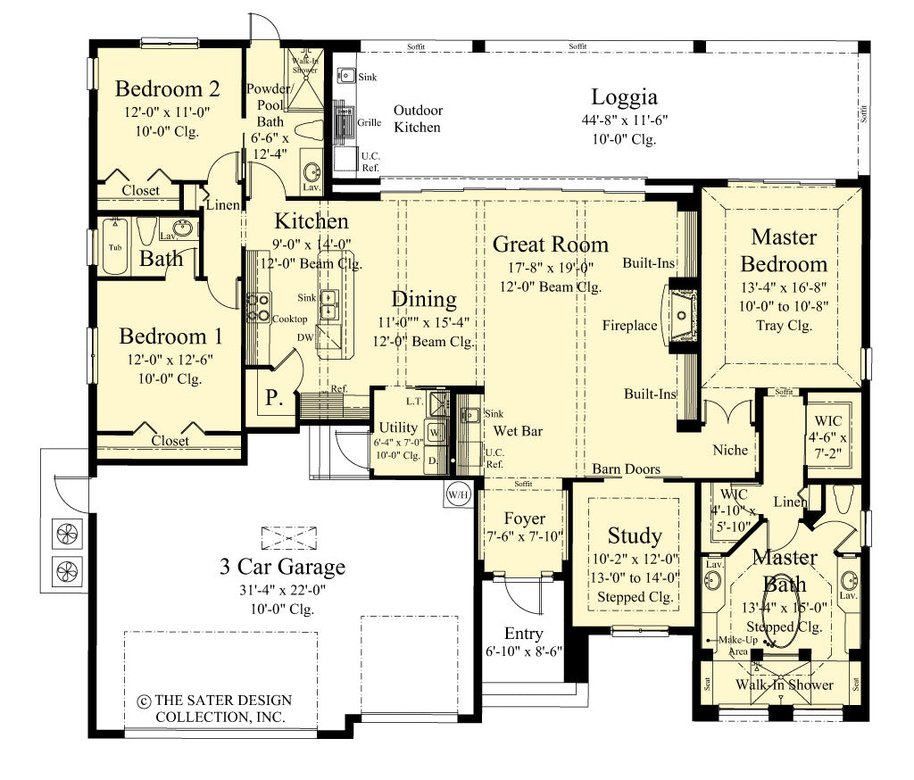 William House Plan Sater Design