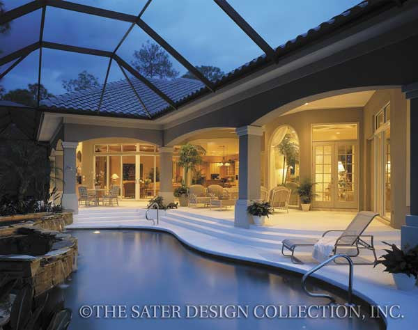 Rosewood Court-Rear Elevation-Plan #6733