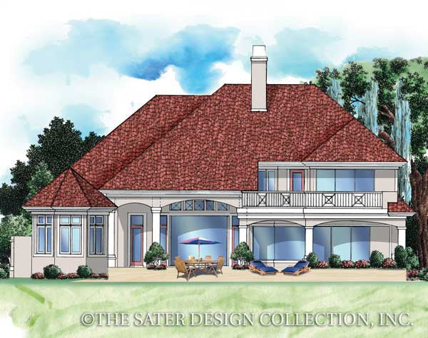 Brendan Cove-Rear Elevation-Plan #6740