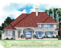 Brendan Cove-Rear Elevation-Plan #6740