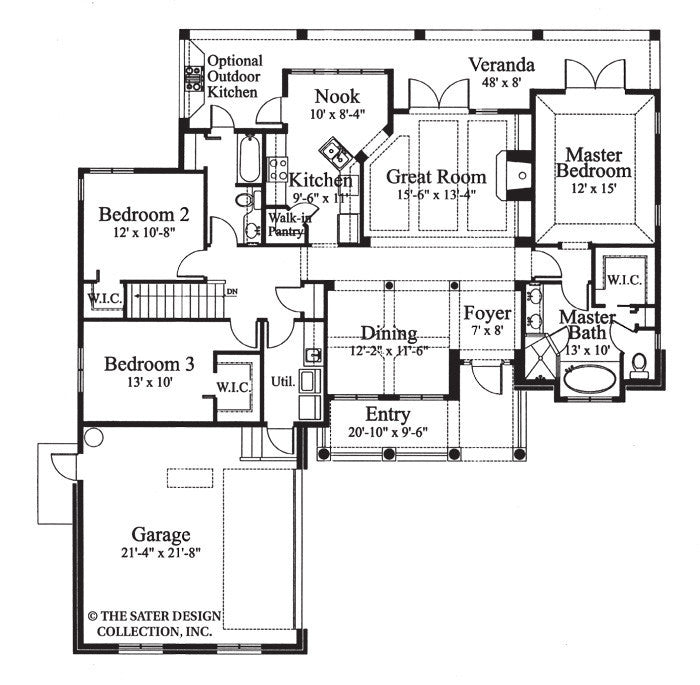 House Plan Westdale Court | Sater Design Collection