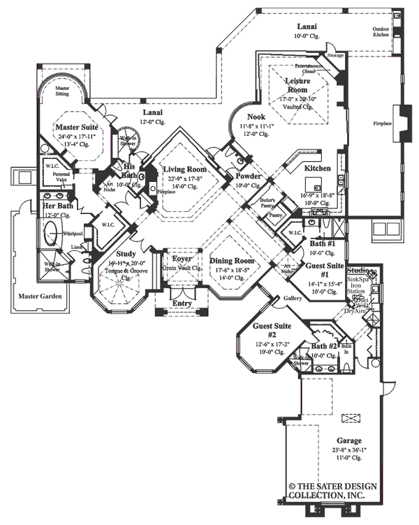 Autumn Woods- Main Level Floor Plan -Plan# 6753
