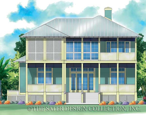 Sierra Vista-Rear Elevation-Plan #6757