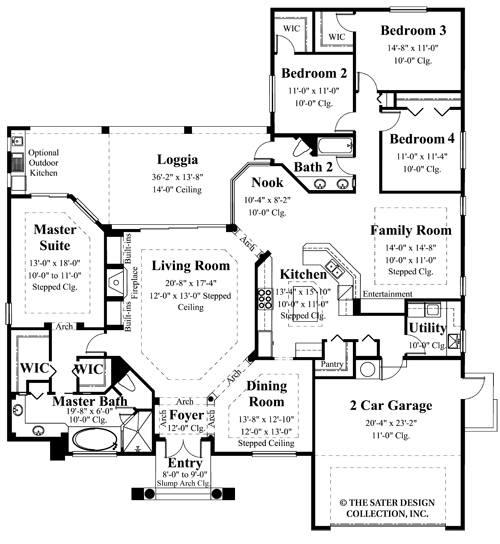 esperane-main level floor plan #6759